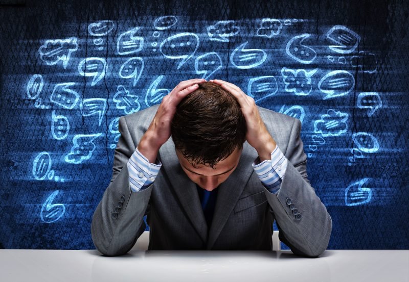 depressed man after failed startup pitch