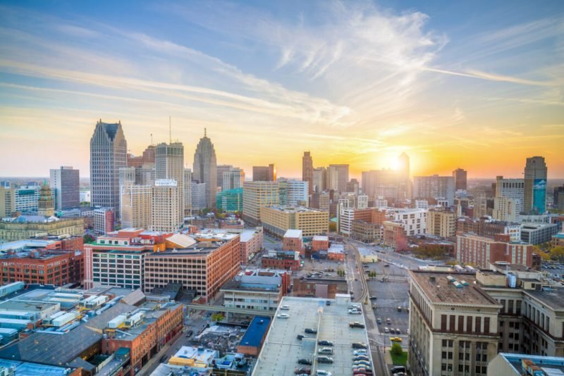 detroit startups - image of Detroit skyline