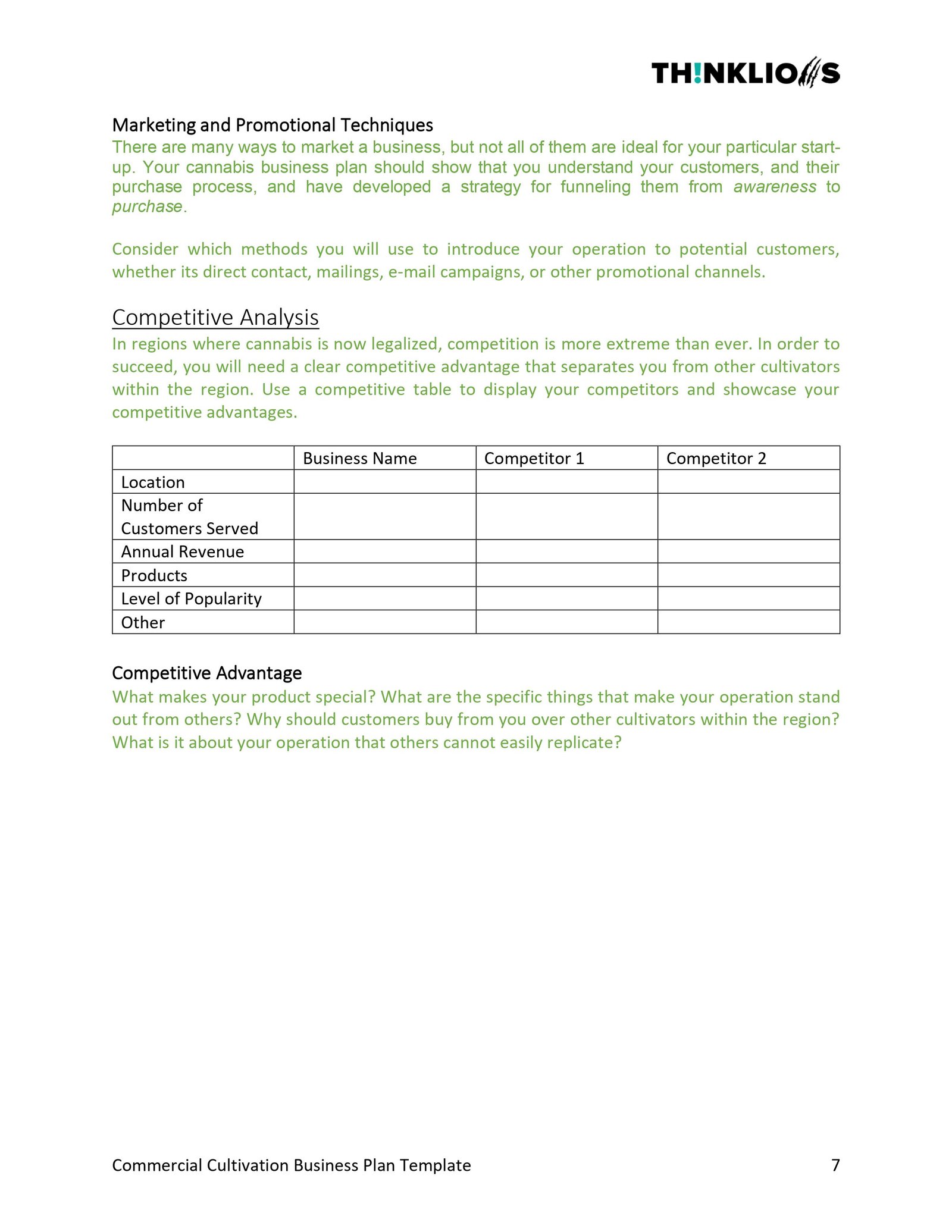 sample business proposal - page 7