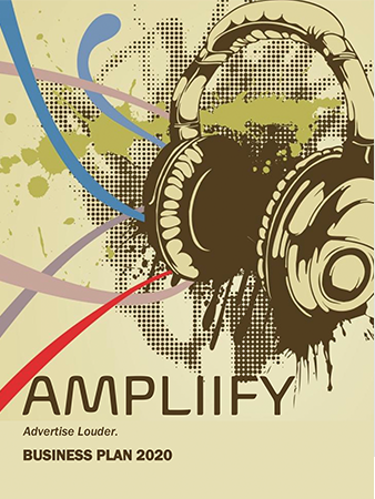 Ampliify's strategic business plan sample, written by ThinkLions